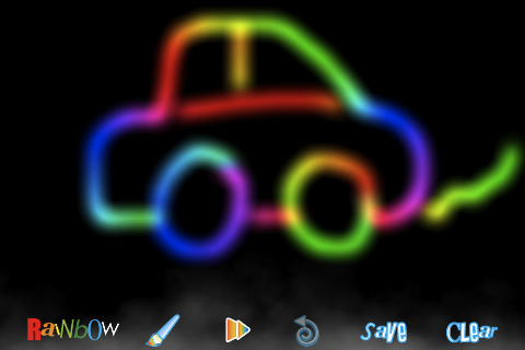 Screenshot RainbowDoodle – Animated rainbow glow effect Screenshot RainbowDoodle – Animated rainbow glow effect